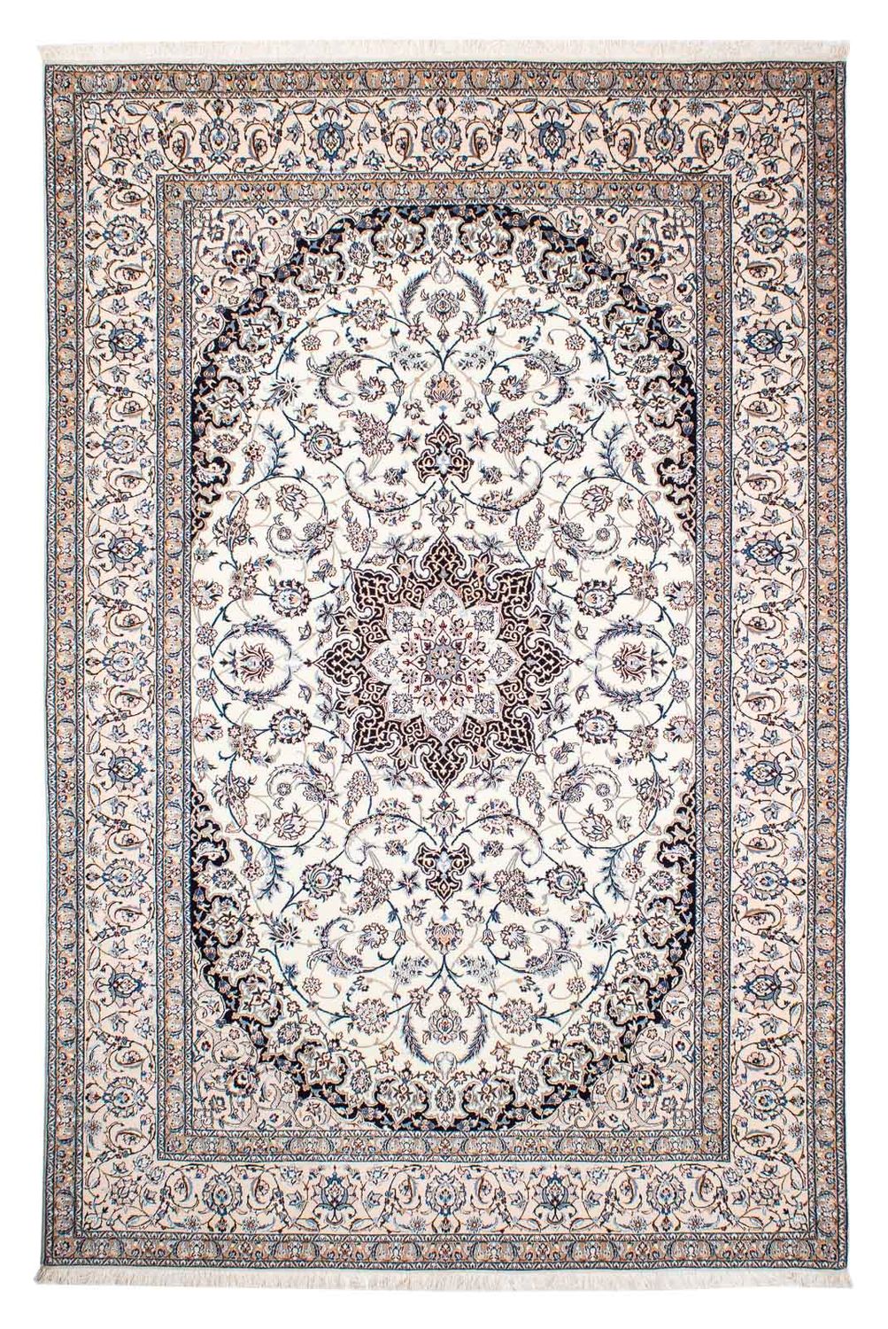 Tapis persan - Nain - Premium - 262 x 177 cm - beige