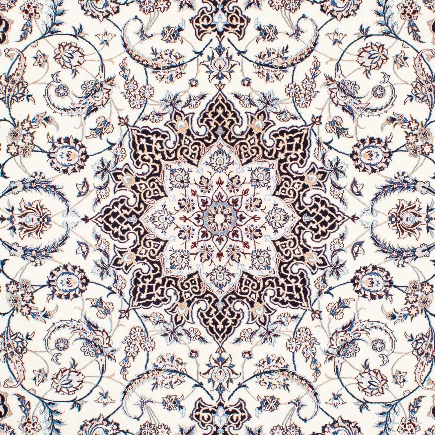 Tapis persan - Nain - Premium - 262 x 177 cm - beige