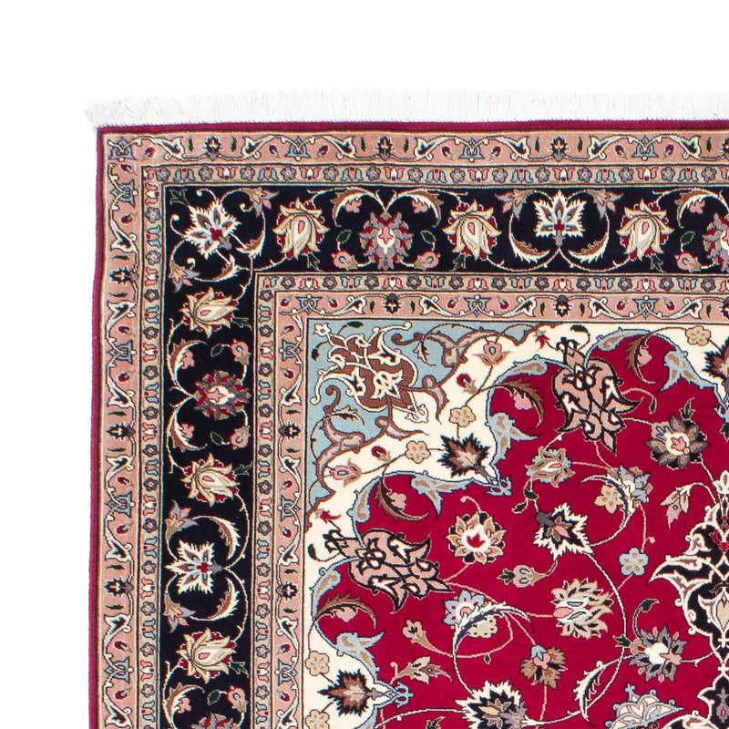 Tapis persan - Tabriz - Royal - 200 x 155 cm - rouge foncé