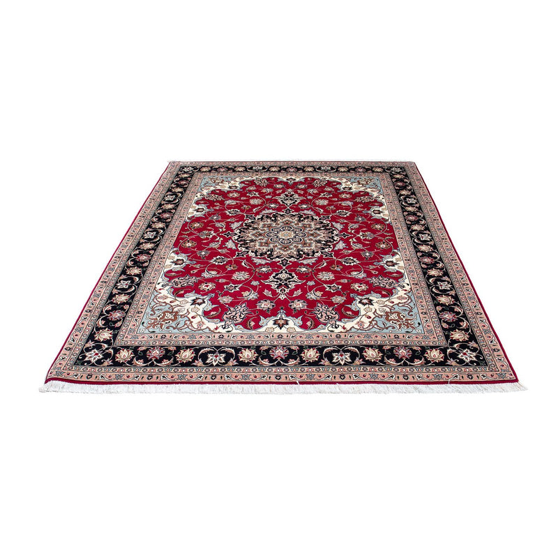 Tapis persan - Tabriz - Royal - 200 x 155 cm - rouge foncé