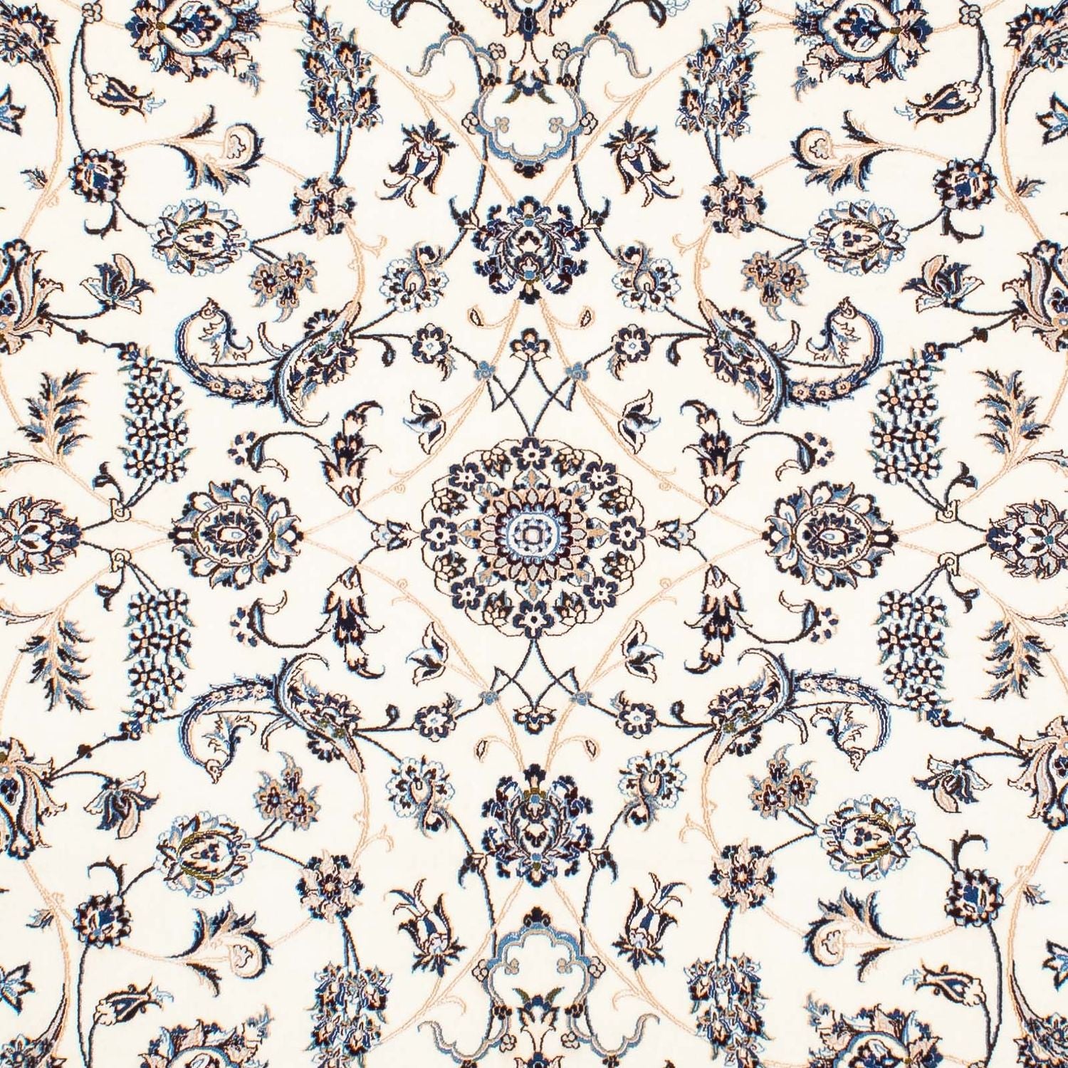 Tapis persan - Nain - Premium - 255 x 172 cm - beige