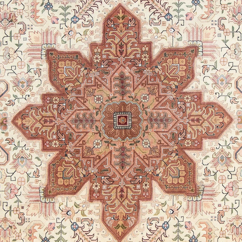 Tapis persan - Tabriz - 313 x 203 cm - marron