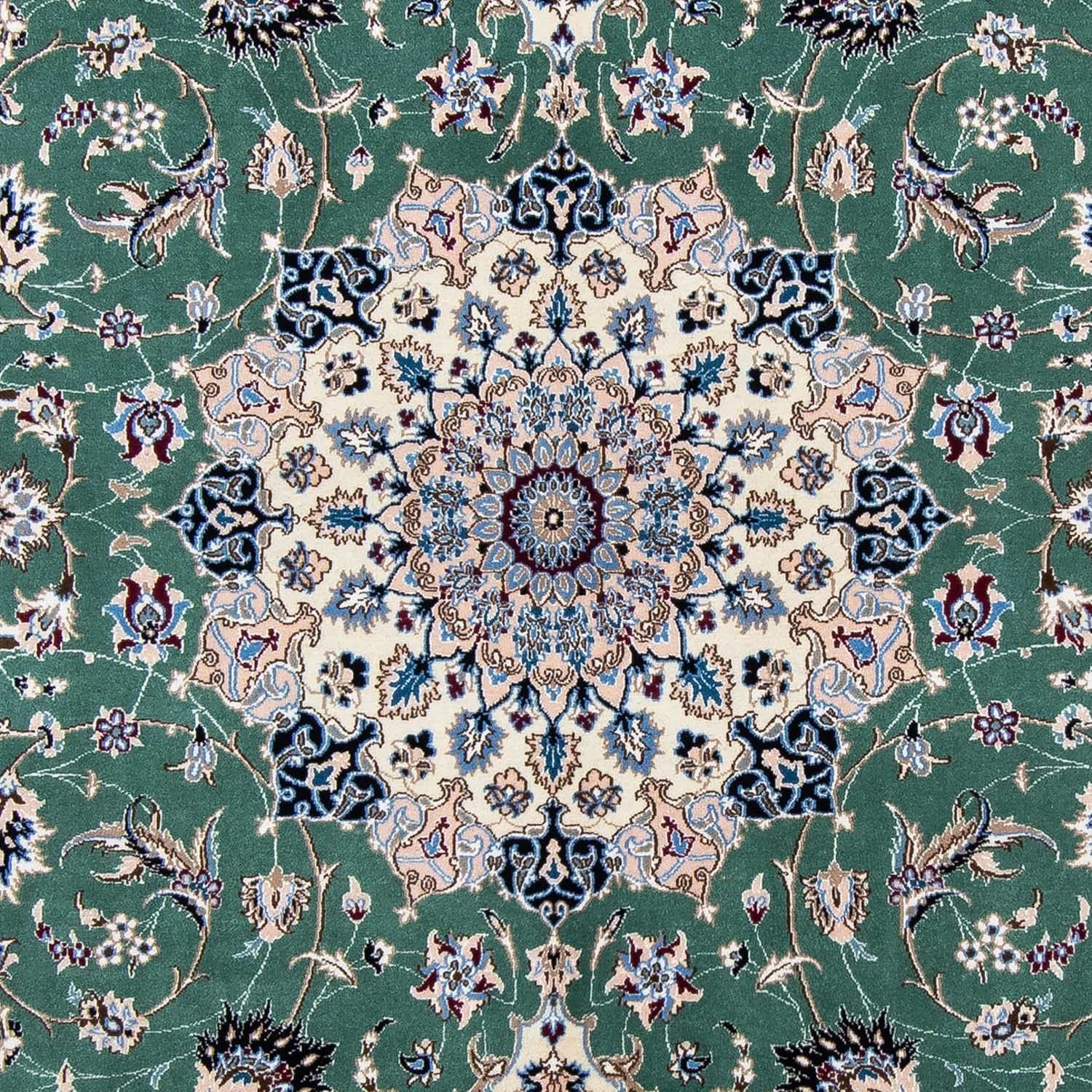 Tapis persan - Nain - Royal - 302 x 200 cm - vert