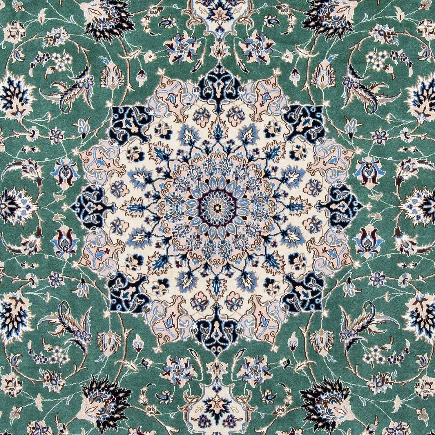 Tapis persan - Nain - Royal - 293 x 198 cm - vert