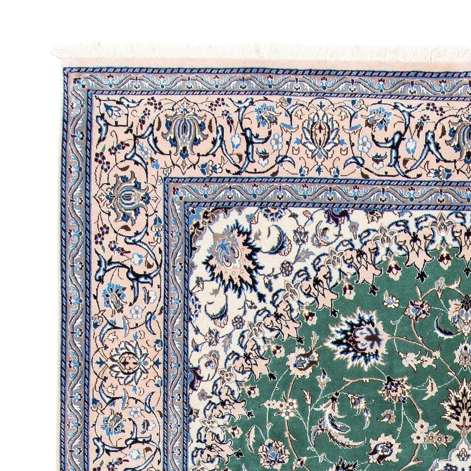 Tapis persan - Nain - Royal - 293 x 198 cm - vert