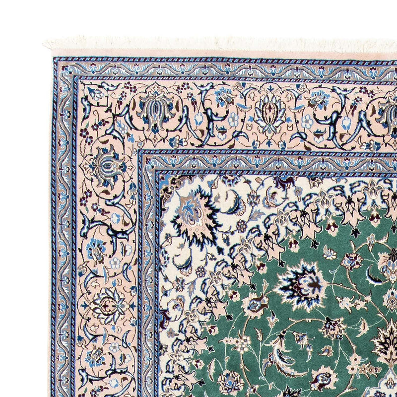 Tapis persan - Nain - Royal - 293 x 198 cm - vert