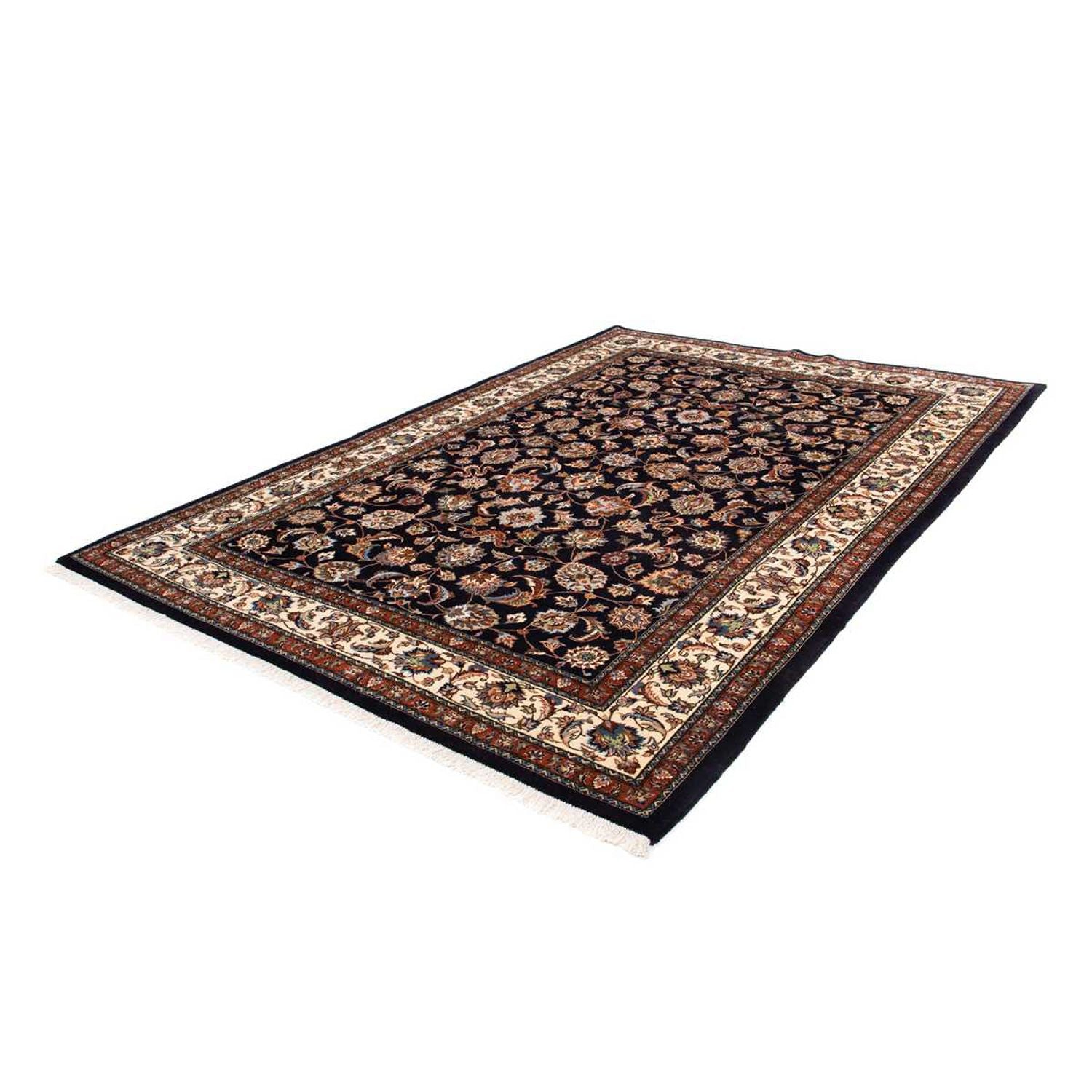 Tapis persan - Classique - 293 x 205 cm - bleu foncé