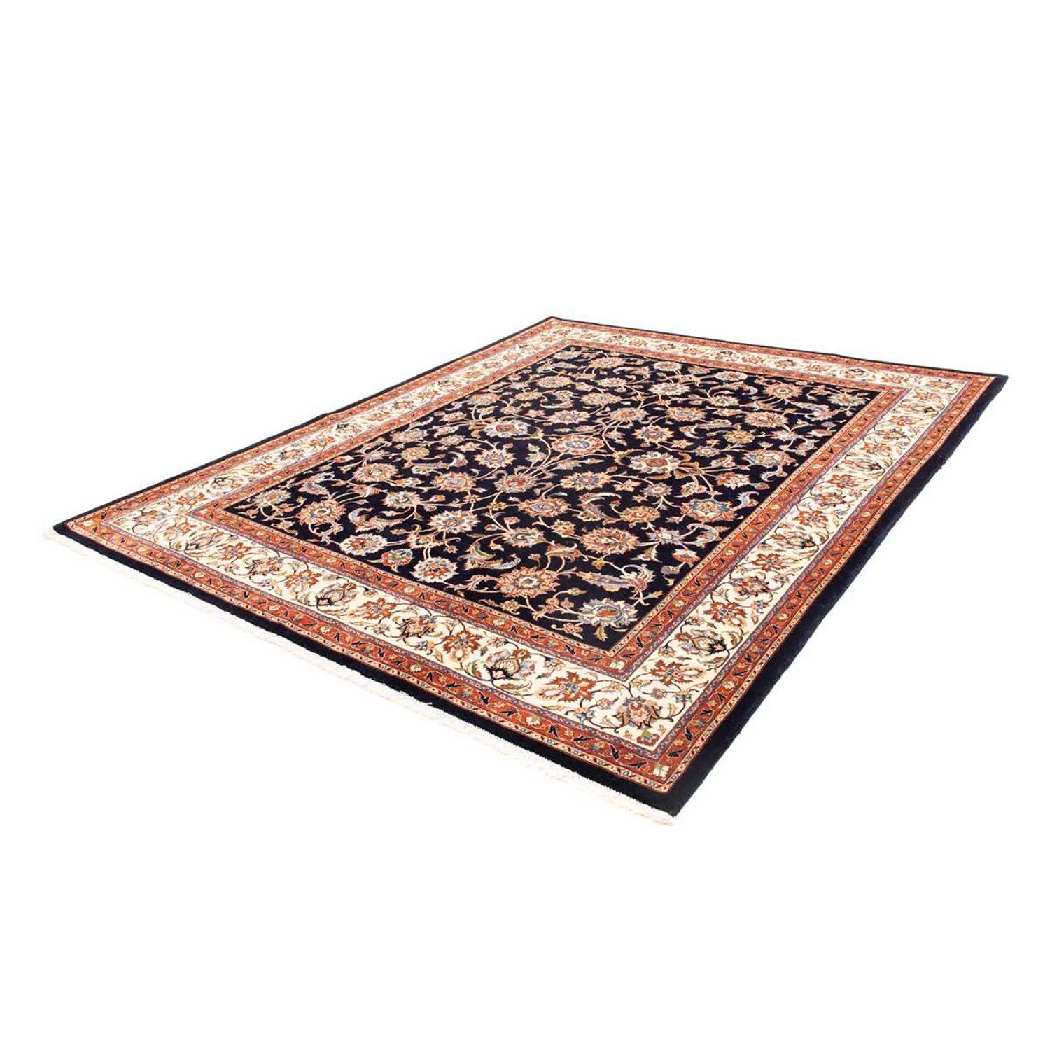 Tapis persan - Classique - 272 x 219 cm - bleu foncé