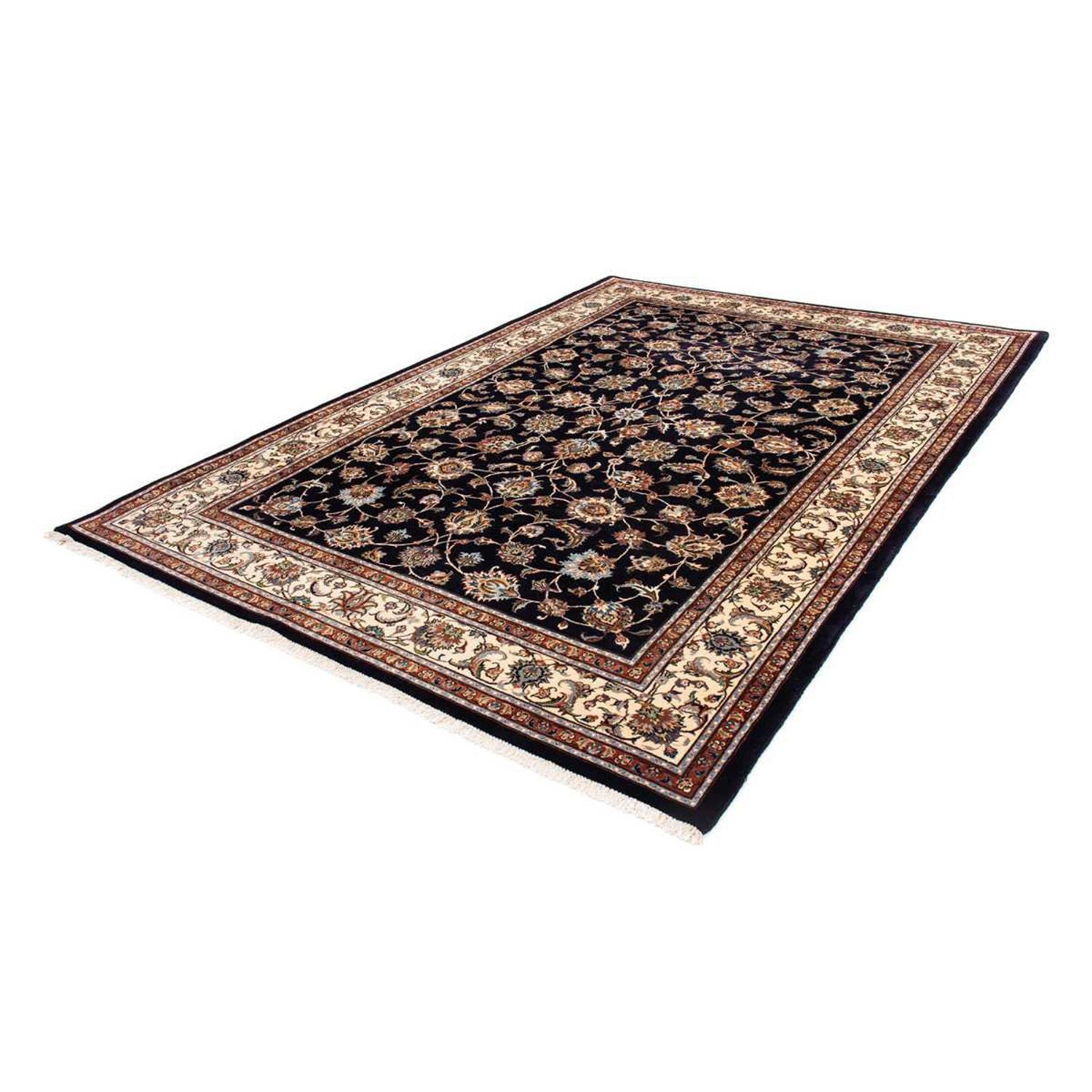 Tapis persan - Classique - 295 x 200 cm - bleu foncé
