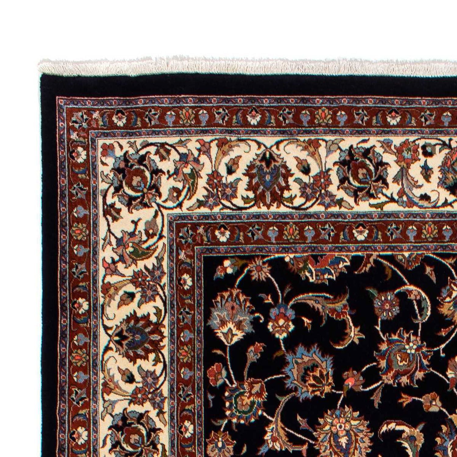 Tapis persan - Classique - 309 x 203 cm - bleu foncé