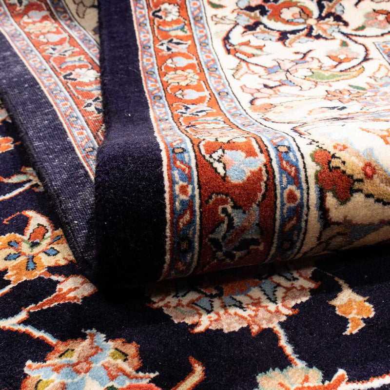 Tapis persan - Classique - 309 x 203 cm - bleu foncé