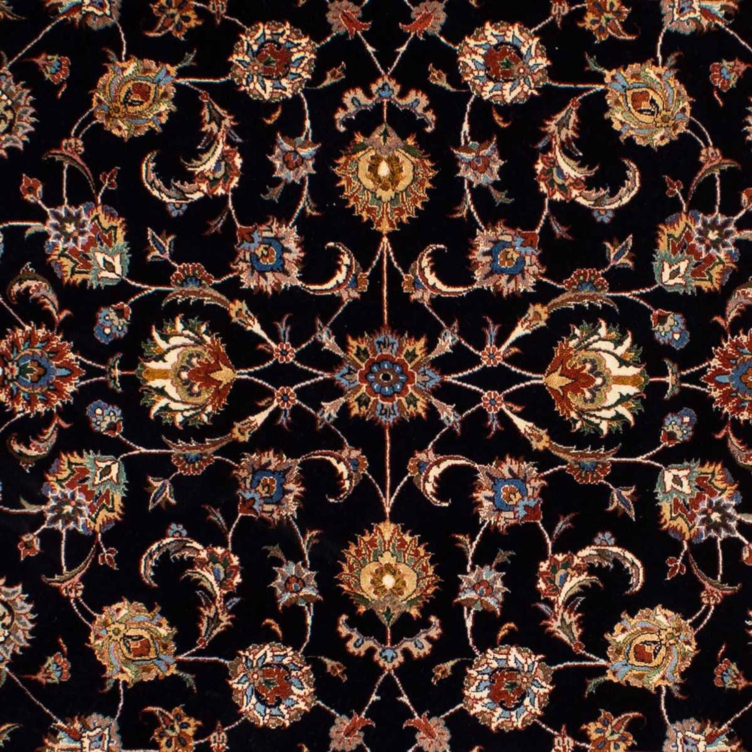 Tapis persan - Classique - 286 x 198 cm - bleu foncé