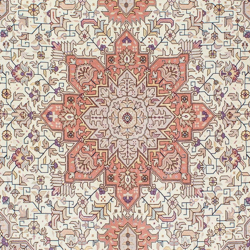 Tapis persan - Tabriz - Royal - 212 x 151 cm - beige