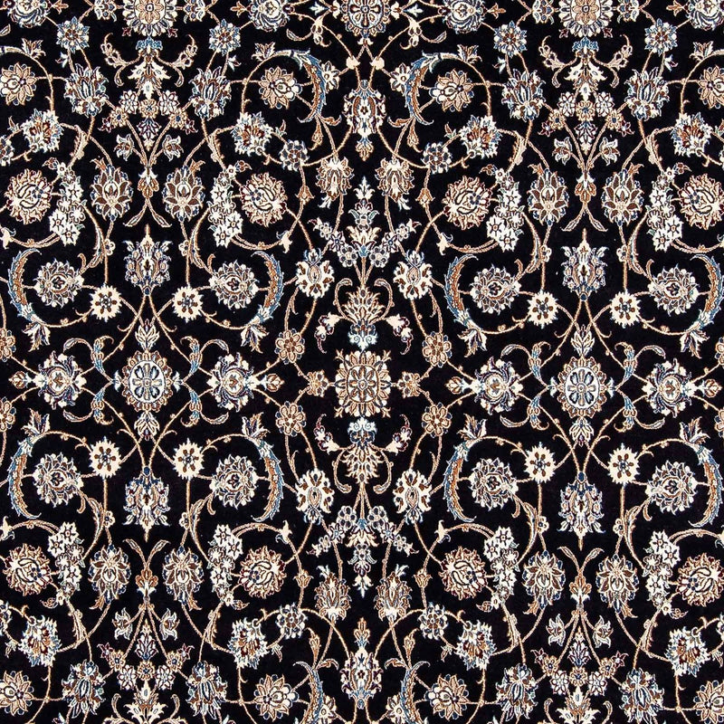 Tapis persan - Nain - Premium - 303 x 202 cm - bleu foncé