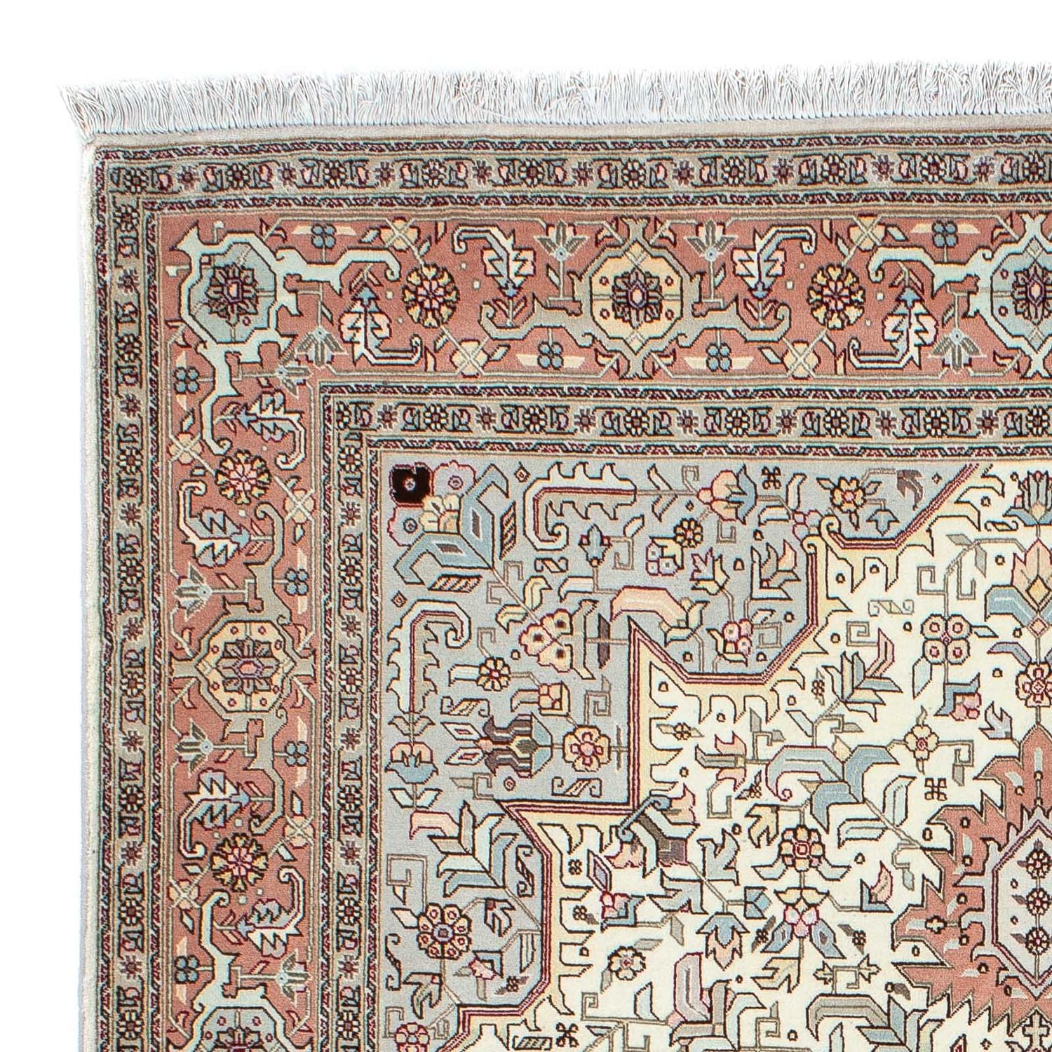 Tapis persan - Tabriz - Royal - 218 x 152 cm - beige