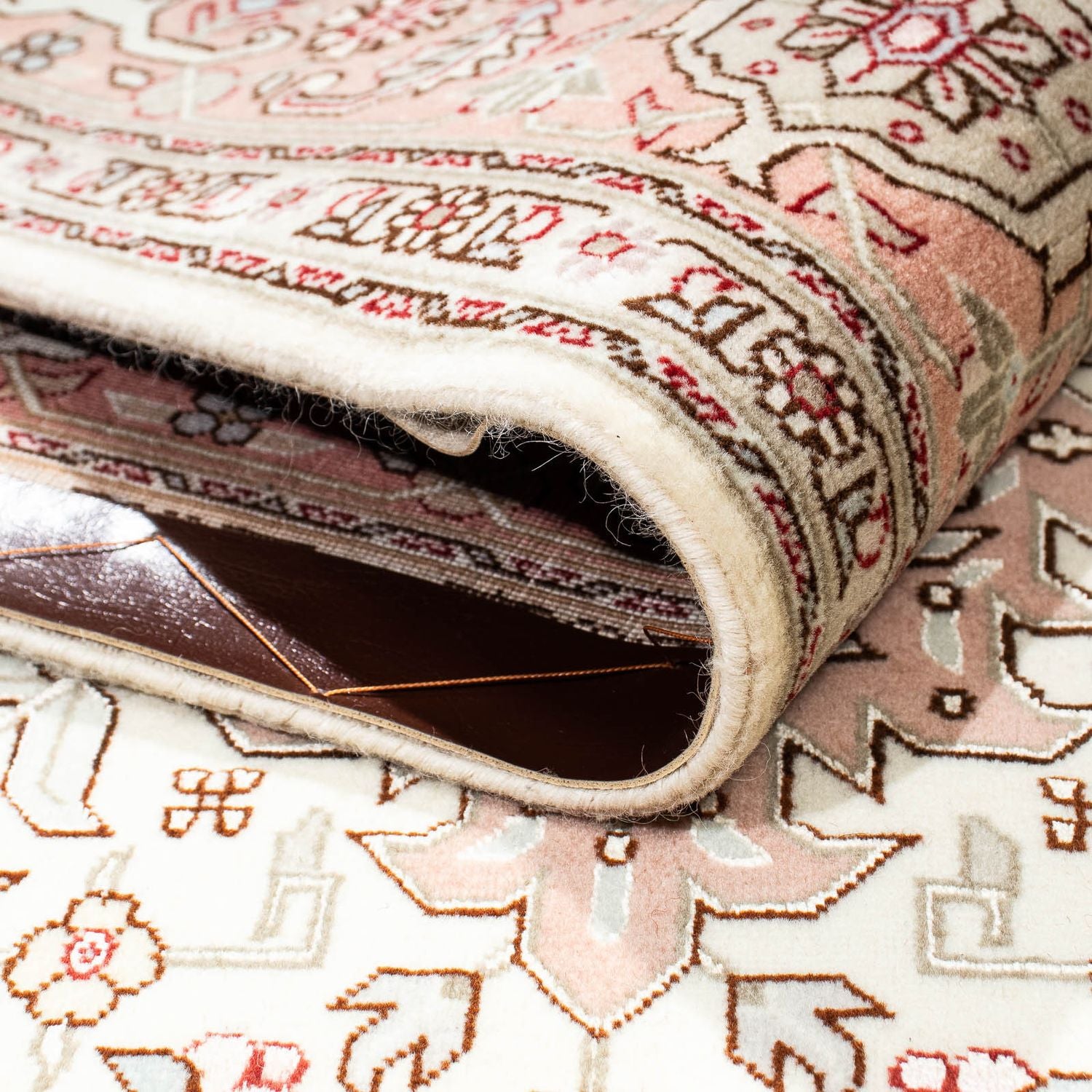 Tapis persan - Tabriz - Royal - 218 x 152 cm - beige