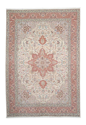 Tapis persan - Tabriz - Royal - 303 x 207 cm - beige