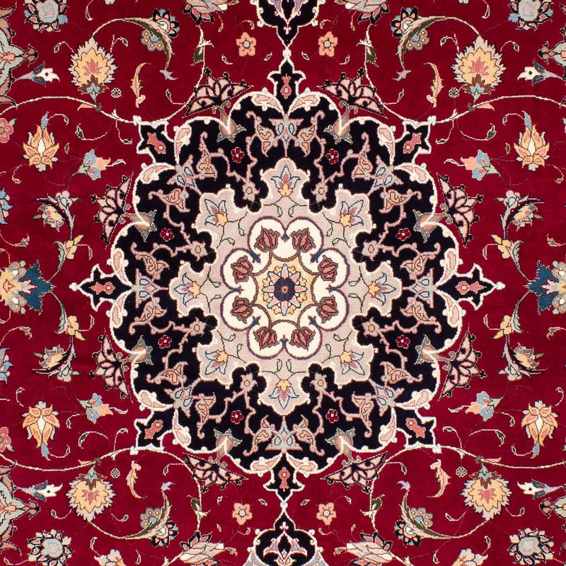 Tapis persan - Tabriz - Royal - 246 x 172 cm - rouge foncé