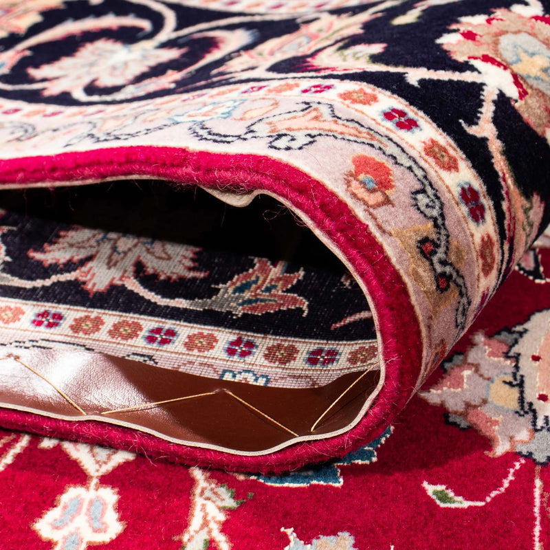 Tapis persan - Tabriz - Royal - 246 x 172 cm - rouge foncé