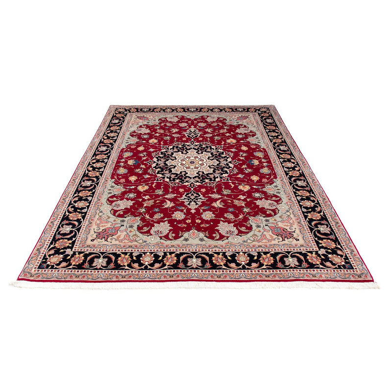 Tapis persan - Tabriz - Royal - 246 x 172 cm - rouge foncé