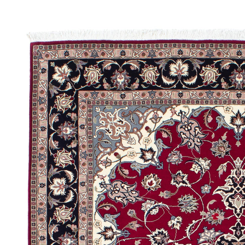 Tapis persan - Tabriz - Royal - 184 x 154 cm - rouge foncé