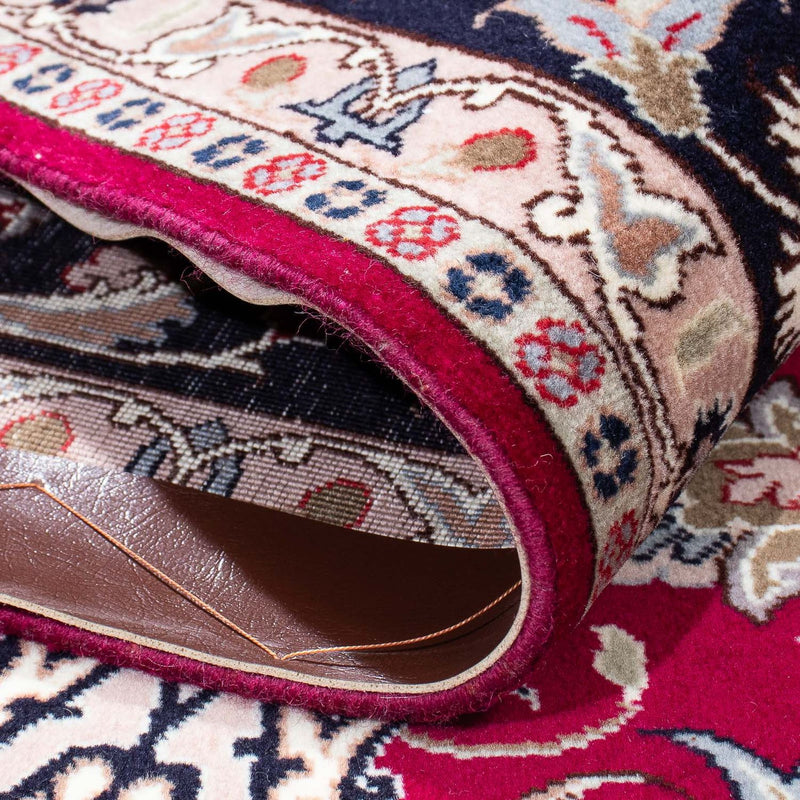 Tapis persan - Tabriz - Royal - 184 x 154 cm - rouge foncé