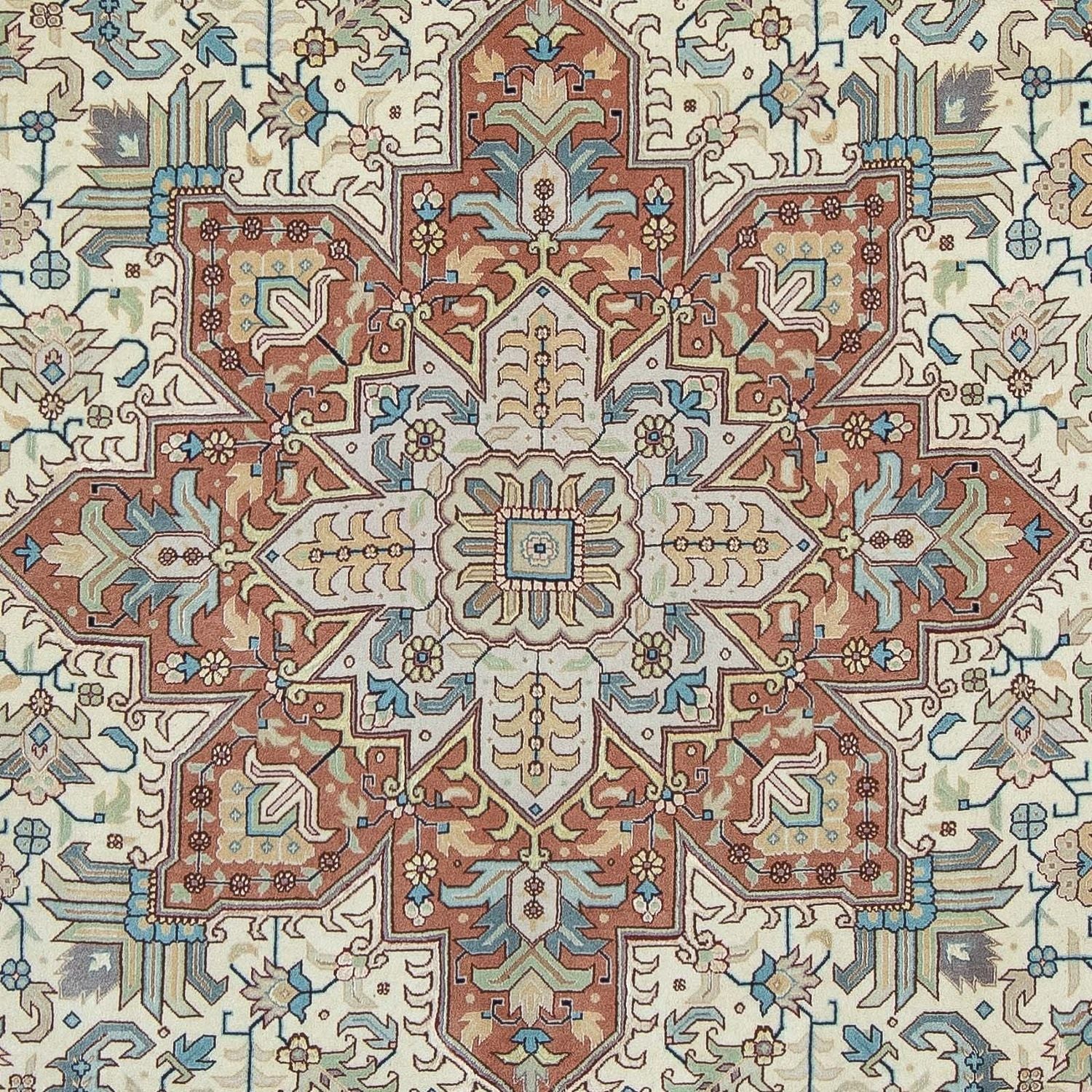 Tapis persan - Tabriz - Royal - 303 x 207 cm - beige