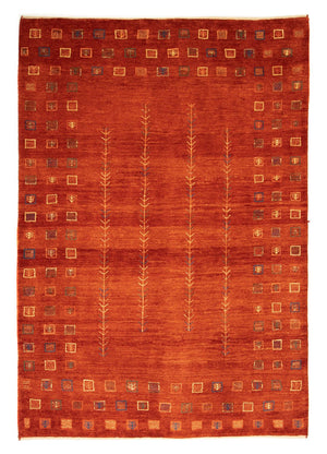 Tapis Gabbeh - Persan - 230 x 165 cm - rouge