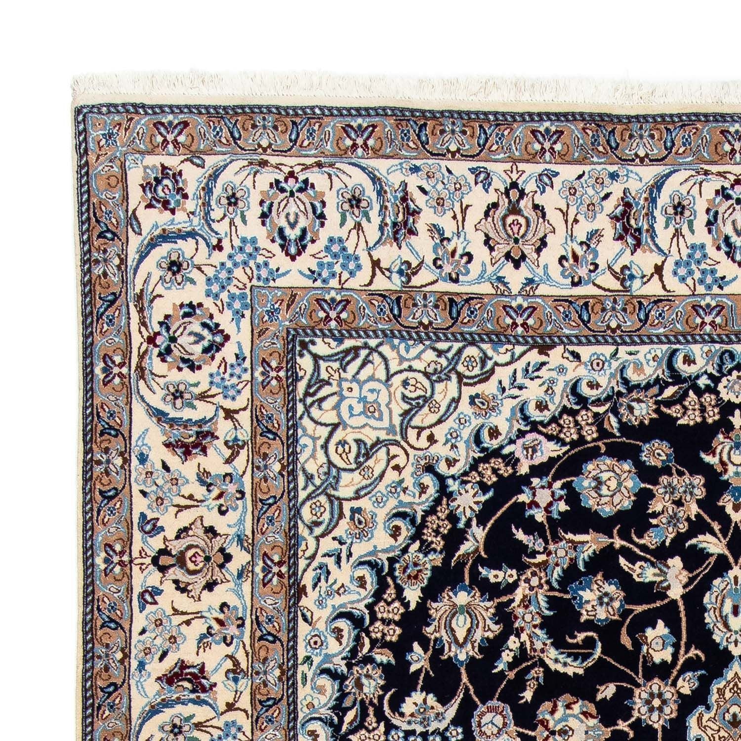 Tapis persan - Nain - Royal - 300 x 202 cm - noir
