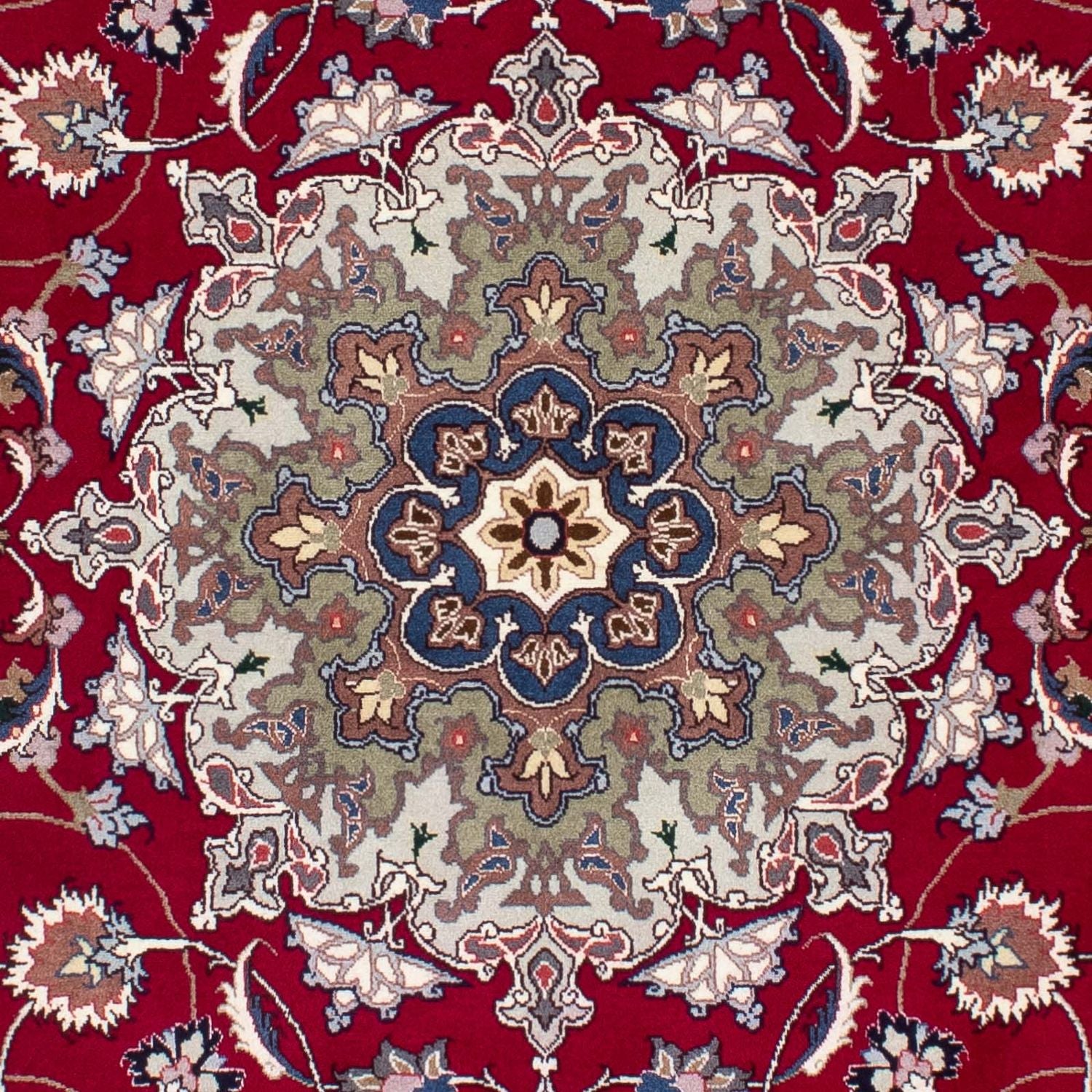 Tapis persan - Tabriz - Royal - 202 x 150 cm - rouge foncé