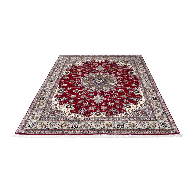 Tapis persan - Tabriz - Royal - 202 x 150 cm - rouge foncé
