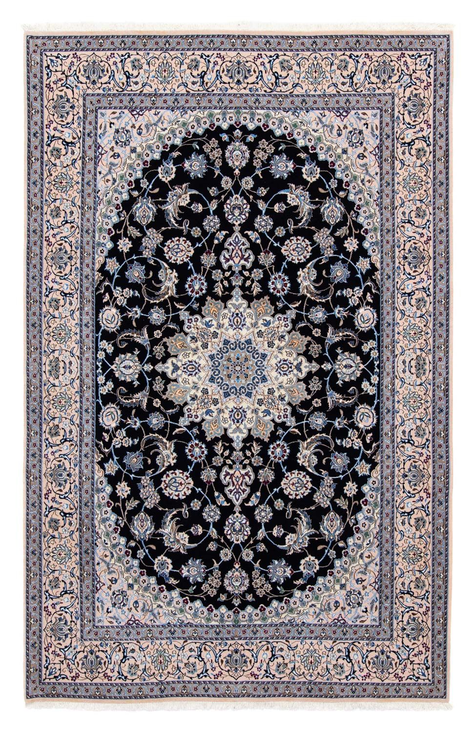 Tapis persan - Nain - Royal - 295 x 204 cm - noir