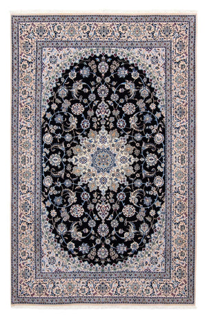 Tapis persan - Nain - Royal - 295 x 204 cm - noir