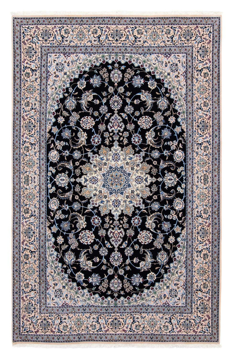 Tapis persan - Nain - Royal - 295 x 204 cm - noir
