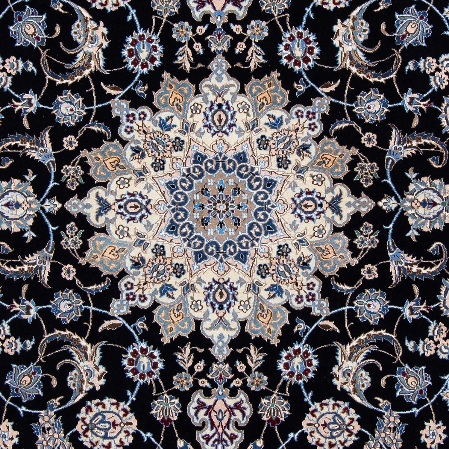 Tapis persan - Nain - Royal - 295 x 204 cm - noir
