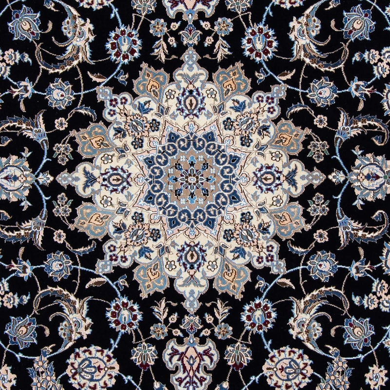 Tapis persan - Nain - Royal - 295 x 204 cm - noir