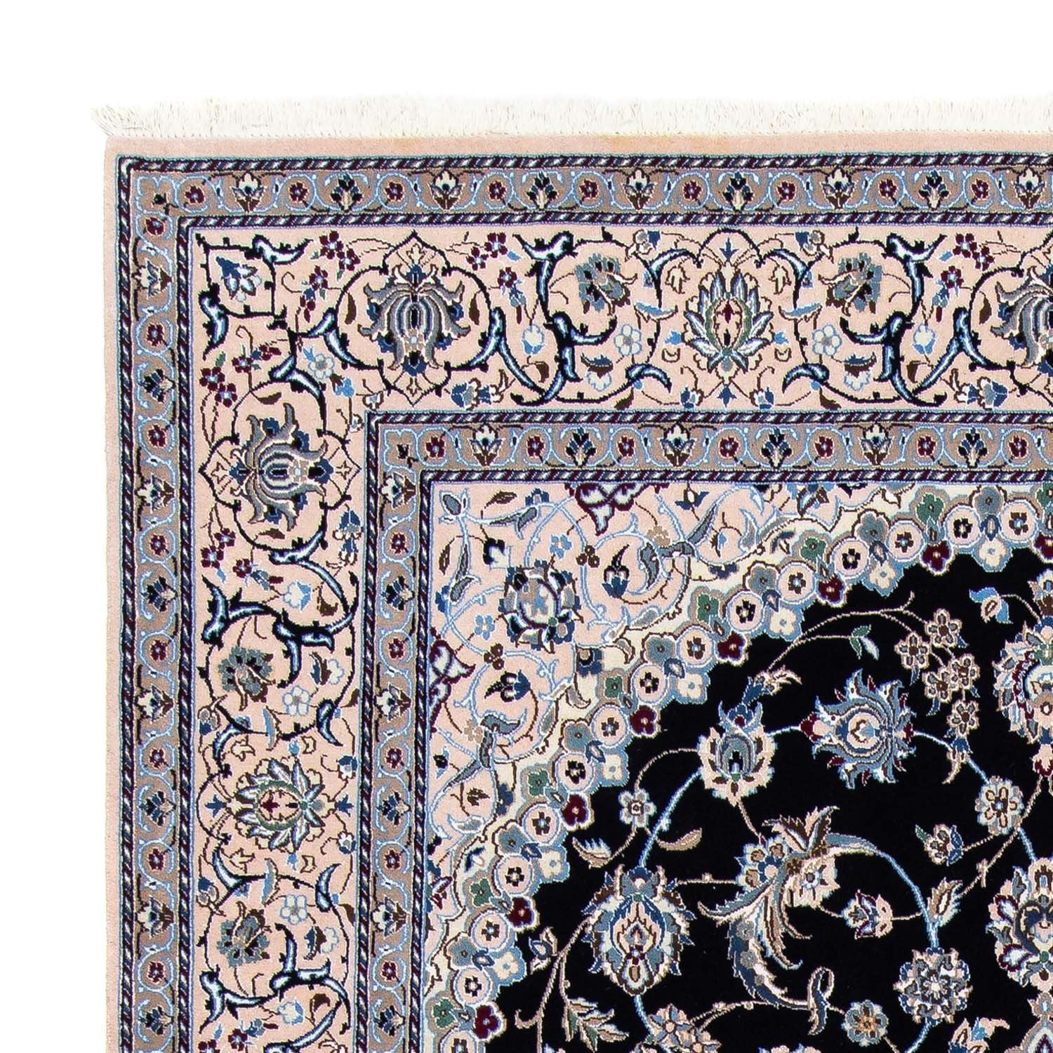 Tapis persan - Nain - Royal - 295 x 204 cm - noir