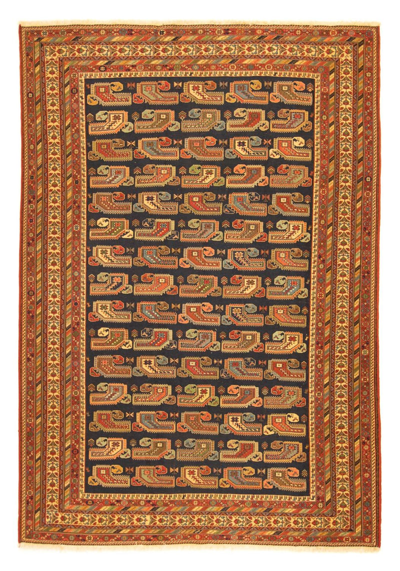 Tapis persan - Nomadic - 283 x 194 cm - bleu foncé