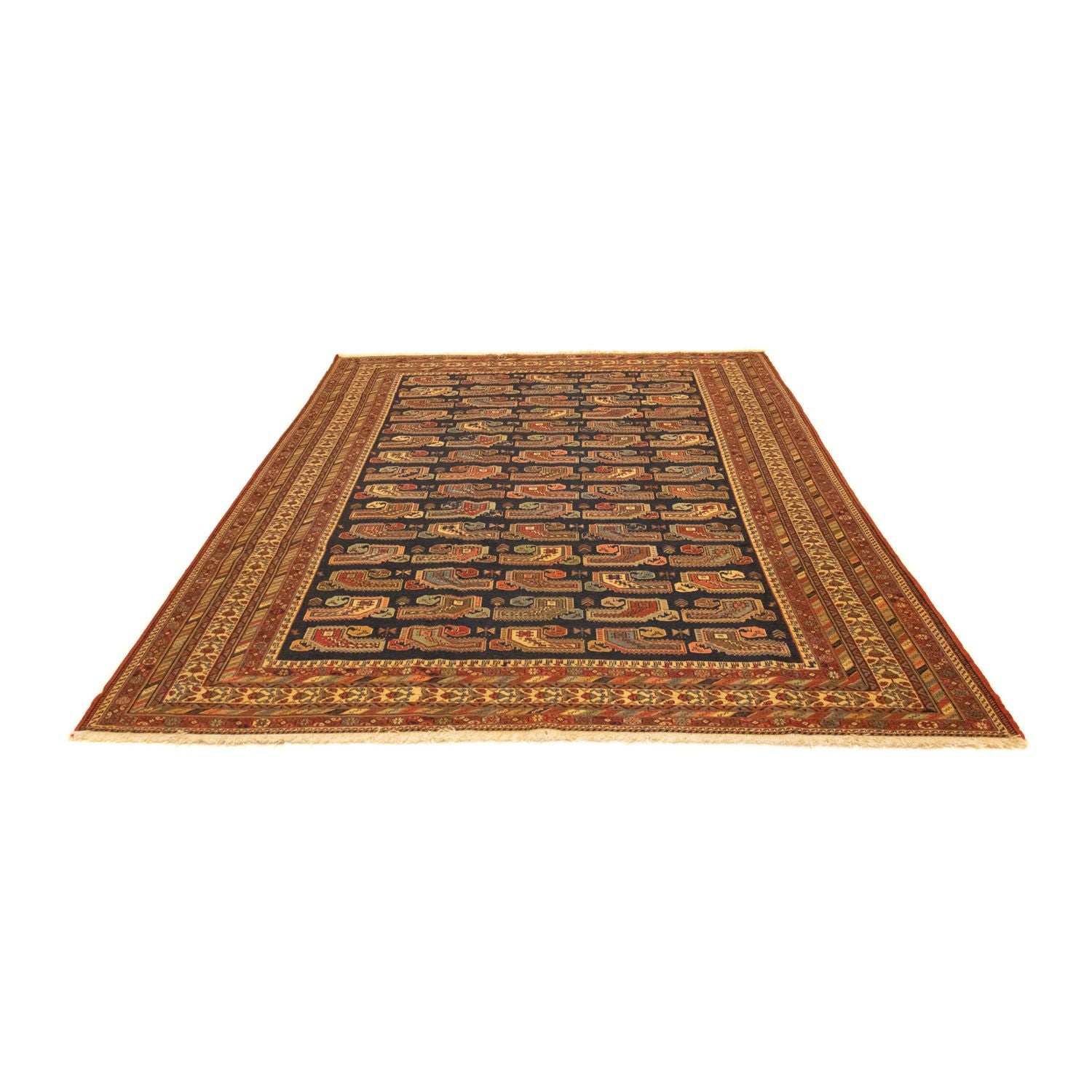 Tapis persan - Nomadic - 283 x 194 cm - bleu foncé