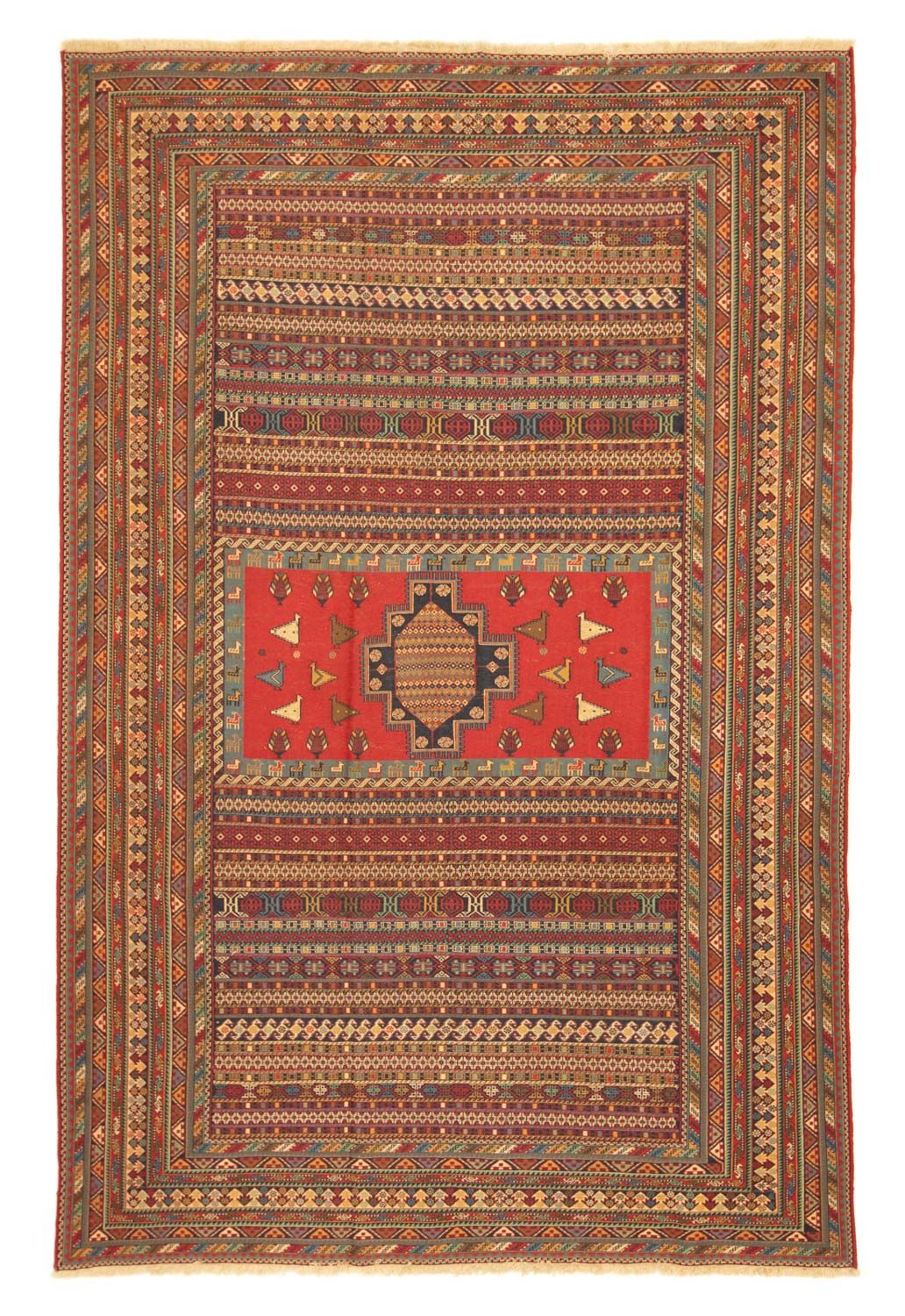 Tapis persan - Nomadic - 300 x 192 cm - multicolore