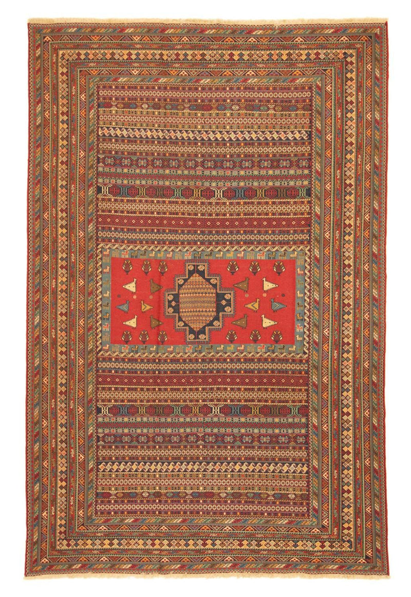Tapis persan - Nomadic - 300 x 192 cm - multicolore