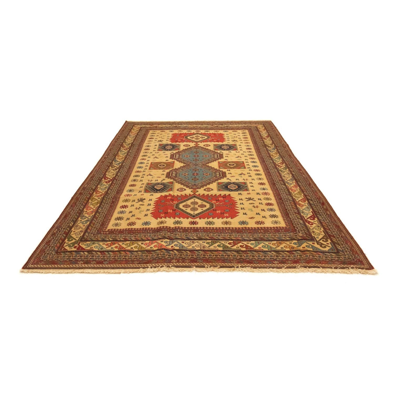 Tapis persan - Nomadic - 298 x 201 cm - or