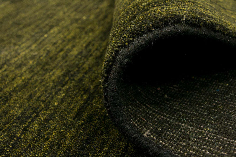 Tapis Gabbeh - Softy - 300 x 250 cm - vert foncé