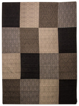 Tapis patchwork - 340 x 240 cm - multicolore