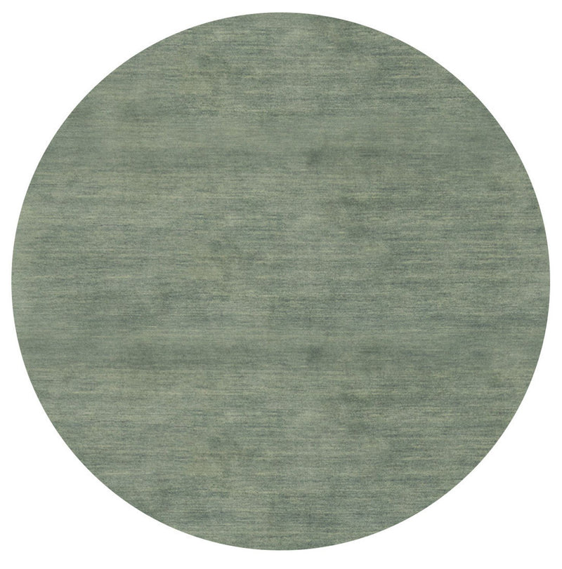 Tapis Gabbeh - Indus ronde  - 200 x 200 cm - argent