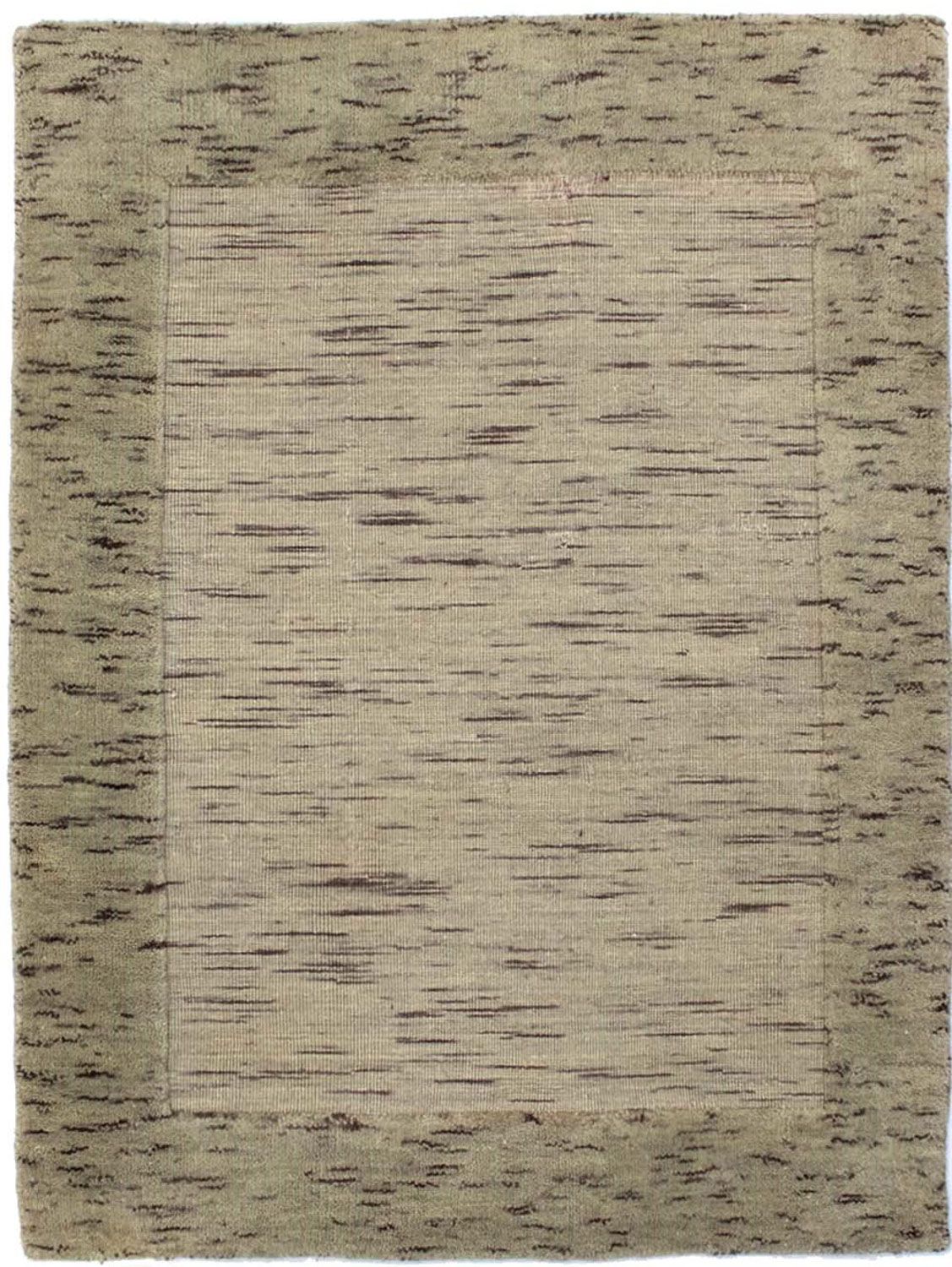 Tapis en laine - 90 x 60 cm - argent
