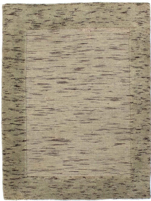 Tapis en laine - 90 x 60 cm - argent