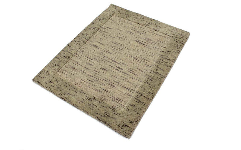 Tapis en laine - 90 x 60 cm - argent