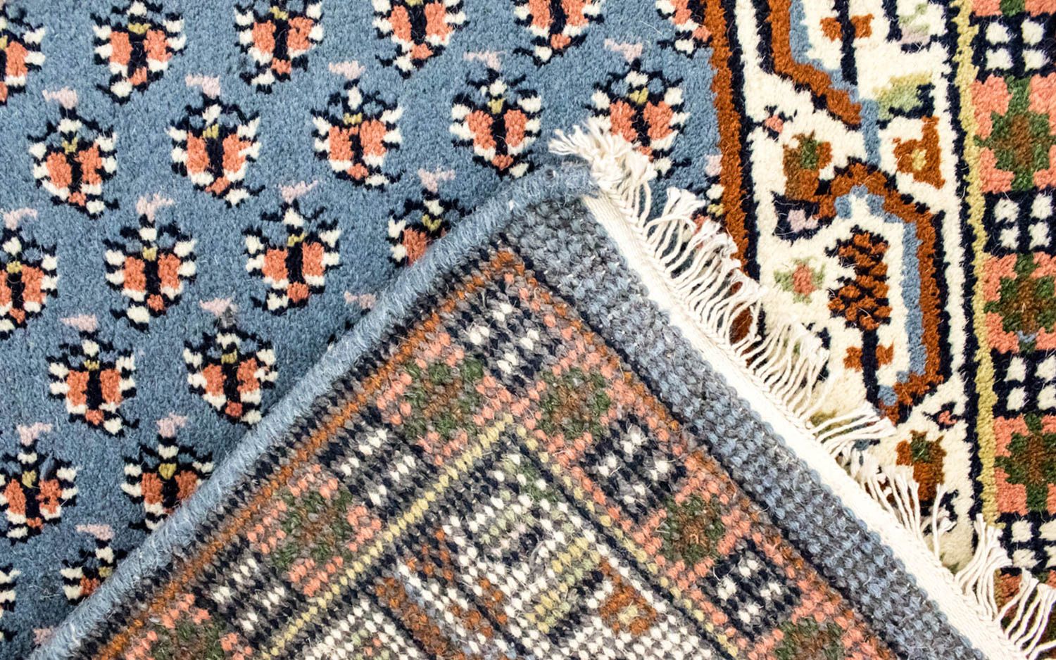 Tapis oriental - 160 x 90 cm - turquoise