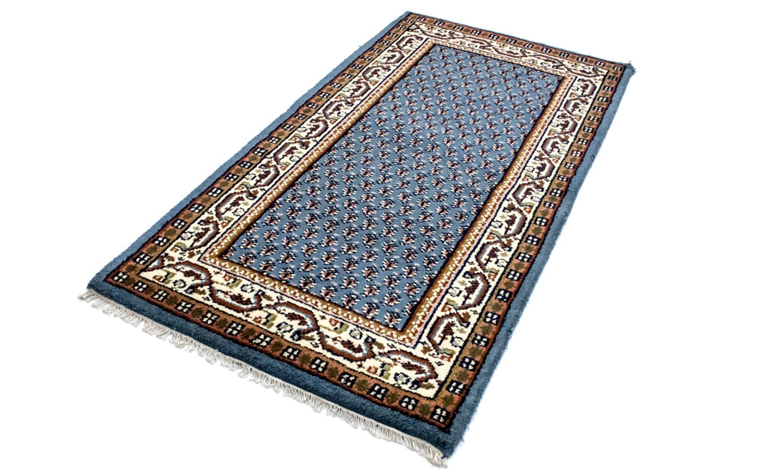 Tapis oriental - 160 x 90 cm - turquoise